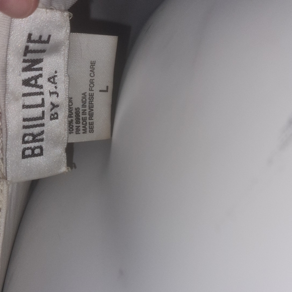 Vintage Pearl cream beaded top vintage size Large - Picture 10 of 10